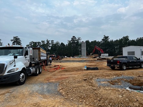 The Sharpline crew at a worksite.